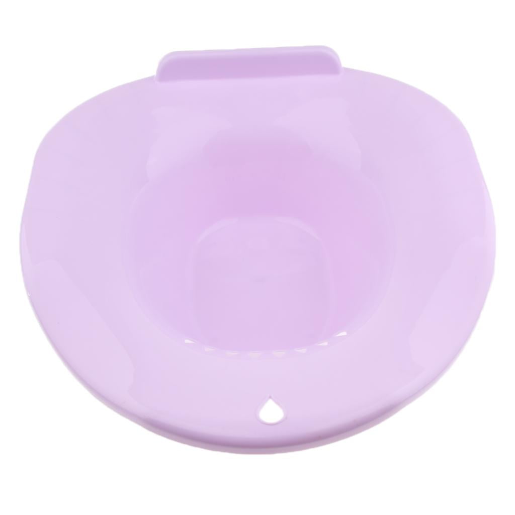 Plastic Sitz Bath Hip Tub Nursing Postoperative Care Basin Fit for Hemorrhoid Relief, Perineal