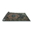 thumbnail image 2 of Ahgly Company Indoor Square Persian Light Blue Traditional Area Rugs, 5' Square, 2 of 4