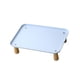 thumbnail image 1 of Soporte elevado para cuenco para gatos, cómodo, lavable, protege el cuello, suministros para mascotas, soporte para plato de alimentación para Azul, 1 of 5