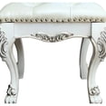 thumbnail image 3 of 20" High Synthetic Wood Stool / Elegant Look for Vanity Set, 3 of 3