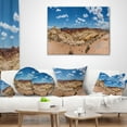 thumbnail image 3 of Designart Valley of Fire Landscape Panorama - Landscape Printed Throw Pillow - 16x16, 3 of 4