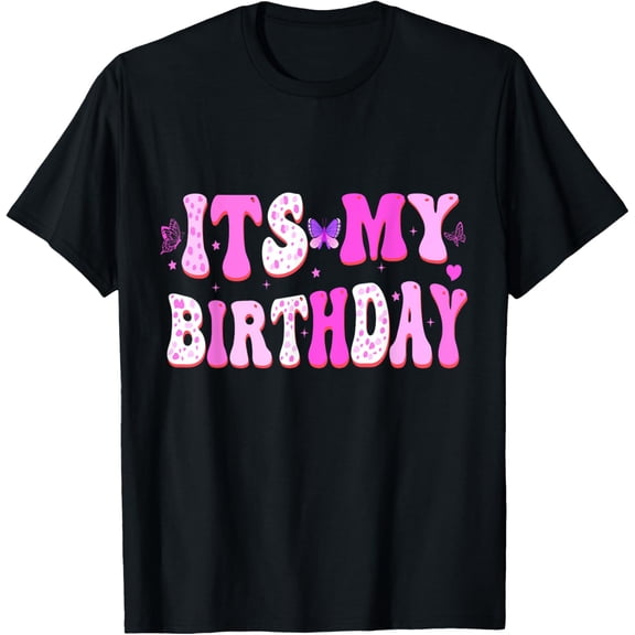 Its My Birthday for Men Women kids T-ShirtMen and women, Black T-shirt, size: Extra large