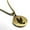 Gold, variant on Stainless Steel Religious Dove Round Medallion Pendant Necklace
