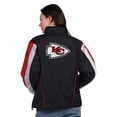 thumbnail image 2 of Women's Starter Black/Red Kansas City Chiefs Thursday Night Gridiron Half-Zip Jacket, 2 of 2