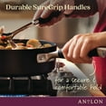 thumbnail image 6 of Anolon Advanced Home 5 quart Hard-Anodized Nonstick Saute Pan with Helper Handle and Lid, Onyx, 6 of 11