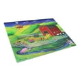 thumbnail image 1 of Carolines Treasures 7404LCB Corgi Barn Dance Glass Cutting Board - Large, 1 of 2