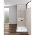 thumbnail image 4 of Fine Fixtures 32" x 32" Double Threshold Acrylic Shower Base with Non-Slip Textured Surface - Durable White Shower Floor Pan for Safe, Reliable Bathroom Use, 4 of 4