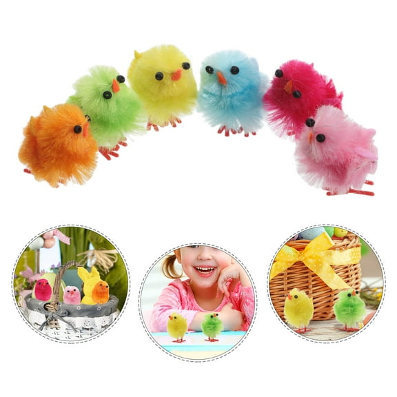 Soimiss Assorted Color Easter Chick Party Favors Versatile Use for Decor
