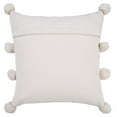 thumbnail image 5 of LR Home Modern Farmhouse Striped Throw Pillow with Pom Poms, 5 of 10
