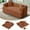 Brown Coarser Corduroy, variant on Daluvenix 4-in-1 Folding Convertible Sofa Bed 81 Inch Oversized Corduroy Upholstered Boneless Couch Loveseat Sleeper with Pull Out Bed Brown