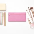 thumbnail image 7 of Summer Saving!Back_to_School Supplies Under $1 dollars!Special Pencil Case Pouch, Solid ColorCloth Pencil Case Large Capacity Portable Zipper Pouch Stationery Bag ForPrimaryCampus Supplies, Pink, 7 of 7