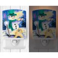 thumbnail image 2 of Caroline's Treasures SS8994CNL Snowman with Golden Retriever Ceramic Night Light, 6x4x3", multicolor, 2 of 2