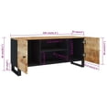 thumbnail image 2 of vidaXL TV Stand 41.3"x13"x18.1" Solid Wood Mango, 2 of 9