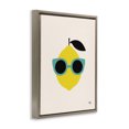 thumbnail image 3 of Stupell Industries Minimalist Lemon with Sunglasses Brown Floating Frame Canvas Art, 17 x 21, by Jessica Beck, 3 of 8
