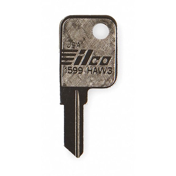 Kaba Ilco Key Blank,Brass,Hayworth Lock,PK10  1599-HAW3