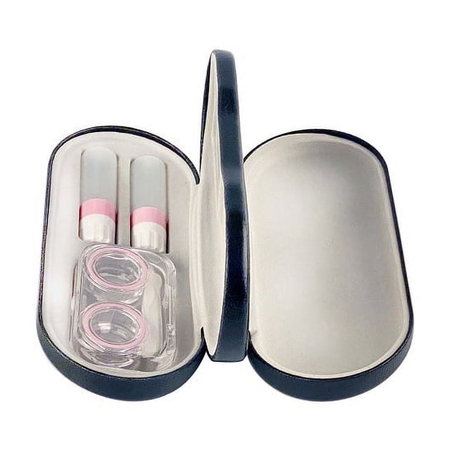 Caja para guardar lentes de contacto, caja para combinar lentes de contacto, caja para anteojos con marco de doble uso