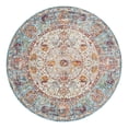 thumbnail image 3 of Unique Loom Baracoa Collection Area Rug - Rumba (8' Round Light Blue/Cream), 3 of 7
