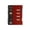 Crimson red, variant on Ywmsfl Reinforced Coil Border Work Planner 25K Sheets Sectioned Pages For Business School Notes B5 Lined Notebook