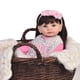 thumbnail image 1 of Muñeca de de realistas de 22 pulgadas con chupete, pañales y cojín de juguete para juegos de simución CUTICAT Niño de muñecas Reborn Toddler, 1 of 8