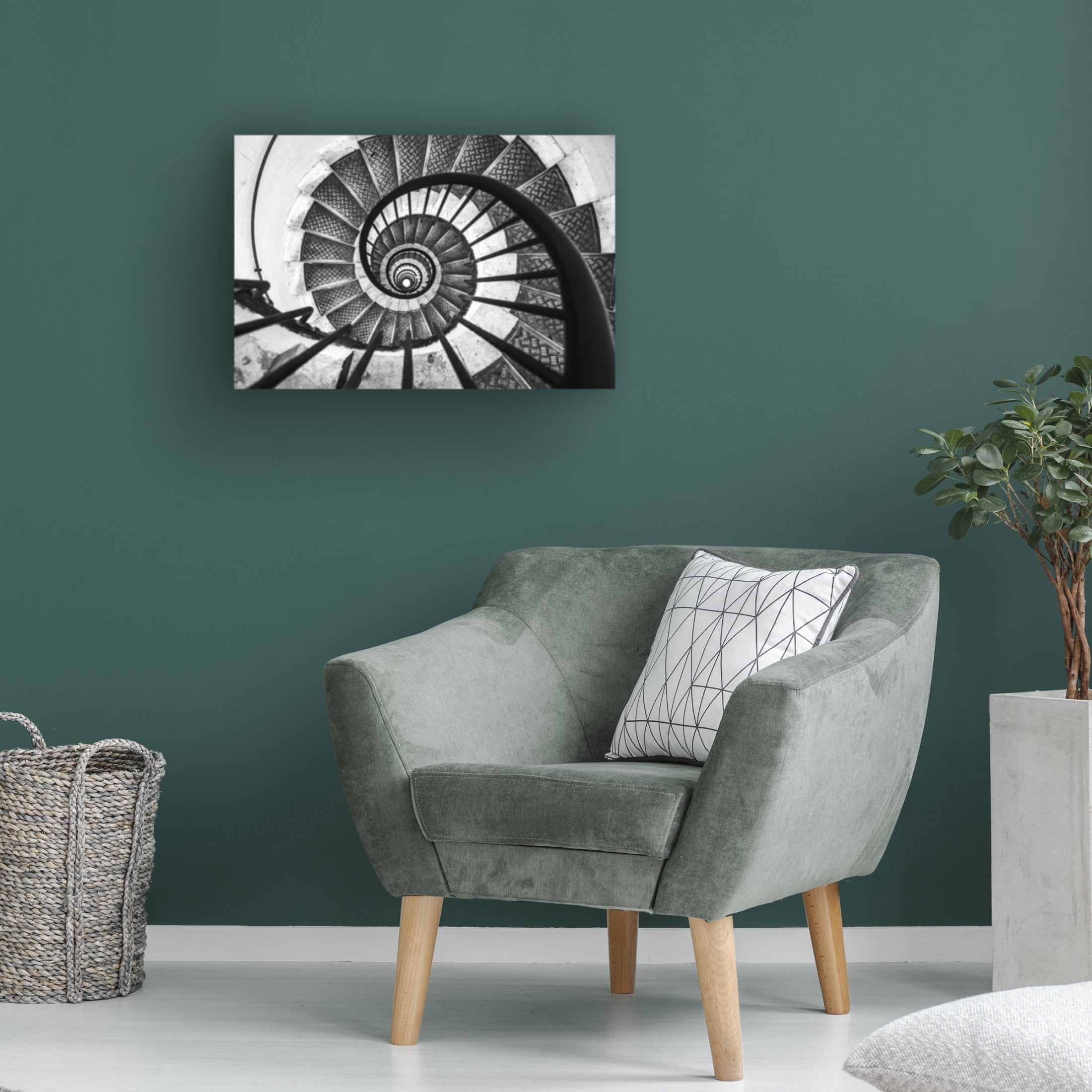 Trademark Fine Art Dov Fuchs  Inside the Arc de triomphe de l'Atoile Canvas Wall Art