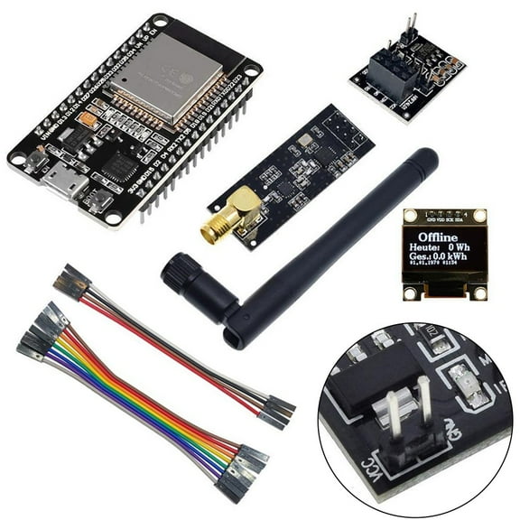 OpenDTU For Hoymiles DIY Kit Display For ESP32 For NRF24L01 Antenne Socket Kabel