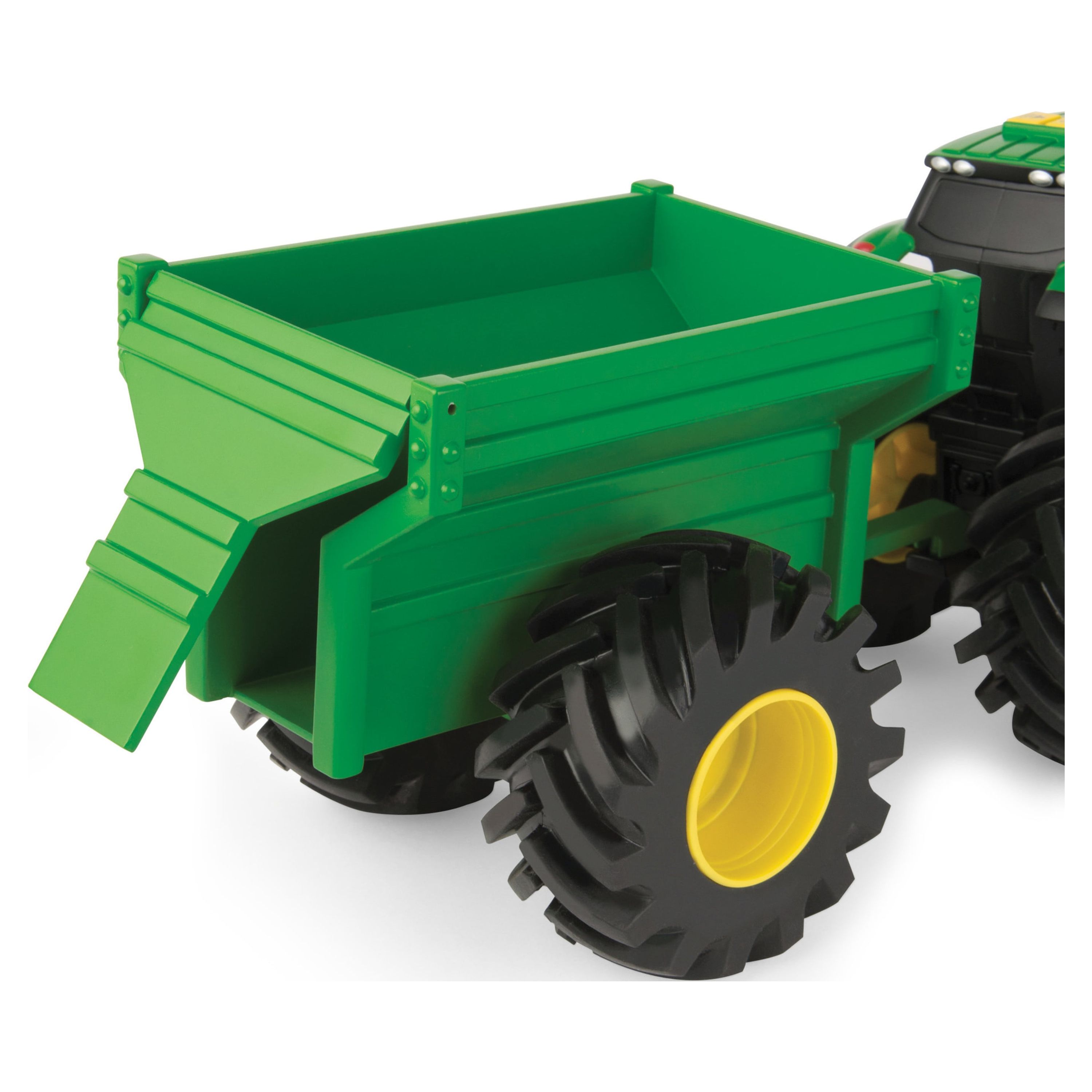 John Deere Monster Treads Lights & Sounds 8 inch Tractor with Wagon - image 8 of 9