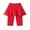 Red, variant on BULLPIANO 3-11T Girls Leggings Pants with Tutu Skirts Skinny Kids Culottes Footless Tights Knee-Length