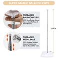 thumbnail image 3 of Kit de soporte para globos Toosci, 4 juegos, 2,1 m de altura ajustable, 3 of 6