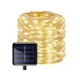 thumbnail image 2 of Cadena de luces LED de PVC con tubo de alambre de cobre solar, luces decorativas de colores para exteriores, impermeables, para jardín, patio y Navidad, 2 of 5