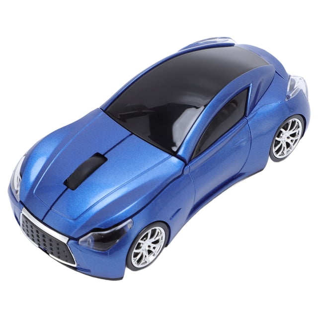 Ratón Inalámbrico 2.4G, Mouse óptico Inalámbrico De Forma Del Automóvil Con Receptor USB, Ratón óptico Ergonómico De 1600 Ppi Para La Computadora Portátil De Computadora