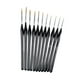 thumbnail image 4 of 11 pinceles en miniatura para pintar, pinceles delineadores artísticos, prácticos para artistas que realizan detalles finos. negro, 4 of 9