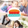 thumbnail image 4 of Kid Push Bubble Sensory Fidget Autismo Ansiedad Alivio Juguete (Naranja Rojo Verde) Tmvgtek Nuevos Originales, 4 of 7