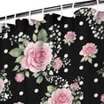 thumbnail image 3 of Pioneer Flower Floral Print Pattern Shower Curtain 84”x72", Bathroom Decorative Shower Curtain Set with 12 Hooks, Waterproof Washable, 3 of 6