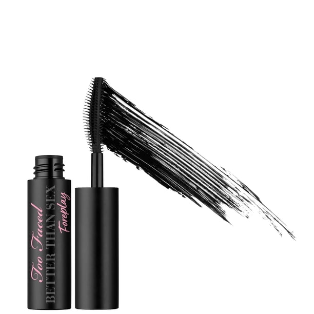 Máscara de pestañas Too Faced Better Than Sex Foreplay, 4 ml, color negro