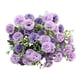 thumbnail image 2 of Artificial Flower Bouquet Hydrangea Carnation Arrangement - Small High-End Faux Floral Decor, Lifelike Wedding Centerpiece, Home Display Decoration, 2 of 4