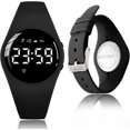 thumbnail image 1 of Fitness Tracker Watch, No App No Bluetooth, 1 Hour Charge For 20 Days Use, Ip68 Waterproof Fitness Watch For Students Kids Women, Wrist Watch With Ala, 1 of 5