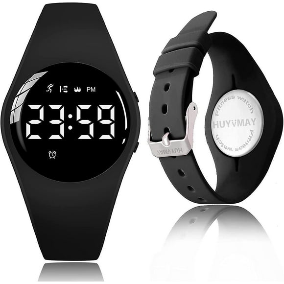 Fitness Tracker Watch, No App No Bluetooth, 1 Hour Charge For 20 Days Use, Ip68 Waterproof Fitness Watch For Students Kids Women, Wrist Watch With Ala