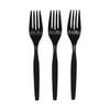 Black Plastic Forks (50 Pc) - Party Supplies - 50 Pieces