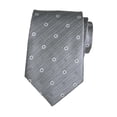 thumbnail image 2 of Traje de fiesta hecho a mano con decoración de corbata para hombre, para baile de graduación, fiesta, boda, trabajo de negocios Gris, 2 of 8