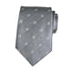 thumbnail image 2 of Corbata clásica a rayas para hombre, ideal como regalo de ceremonia de trabajo. Gris, 2 of 9