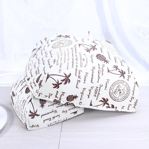 Soimiss Waterproof Beige Food Tent with Aluminum Foil Insulation for Parties and Picnics