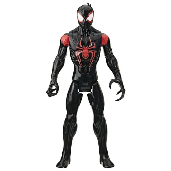 Marvel Spider-Man VenomVersus Titan Hero Series Miles Morales 12” (30cm) Action Figure, 4 