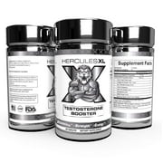 Hercules XL Premium Natural Testosterone Boosters Increase Strength - Focus - Stamina - Energy - Improve Gym Workouts (60 Caps)