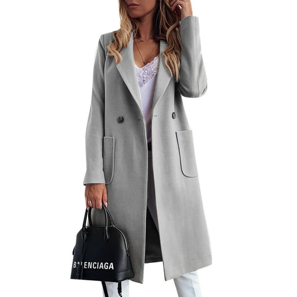 Wool Coats for Women Winter Plus Size Trench Overcoats Lapel Long  Windbreaker Open Front Cardigan Warm Jackets, Beige, Small : :  Clothing, Shoes & Accessories