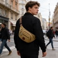 thumbnail image 4 of Deeceymbur Sac Banane de Sport Extérieur Grande Capacité Ceinture de Téléphone Sac Nylon Résistant à l'Eau Randonnée Voyage Course Cyclisme Mise en Forme Sac Banane, 4 of 6