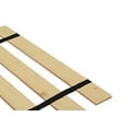 thumbnail image 4 of The Furniture King Split Frame King Size Wood Slat Plank Boards Attached with Black Strapping Custom Sizes (40.75" Wide), 4 of 5