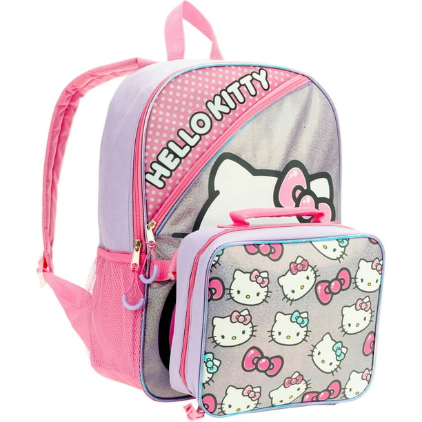 Hello Kitty - 16" San-Rio Hello Kitty Full Size Backpack w/ Detachable