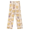 thumbnail image 3 of Aggretsuko Womens Comfy Pajama PJ Pants Lounge Pants Sleepwear Drawstring PJ Bottoms Pants, 3 of 7
