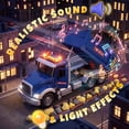 thumbnail image 3 of YCFUN Dump Truck Toy for Kids, Transport Car Carrier Truck Toy with Lights, Sounds & Tilting Bed, Birthday Gift for Boys Girls Ages 3+, 3 of 7