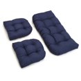 thumbnail image 2 of U-Shaped Spun Polyester Tufted Settee Cushion Set (Set of 3), 2 of 2